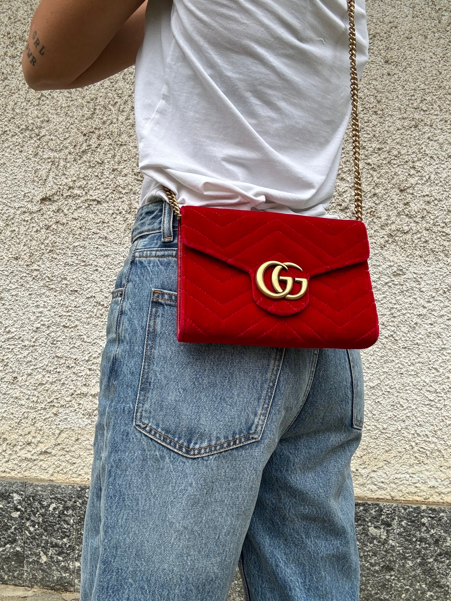 Gucci Marmont velvet