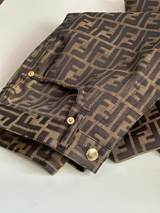 Pantaloni Fendi Monogram vintage