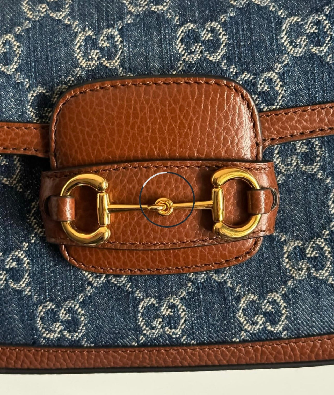 Gucci Horsebit Denim.