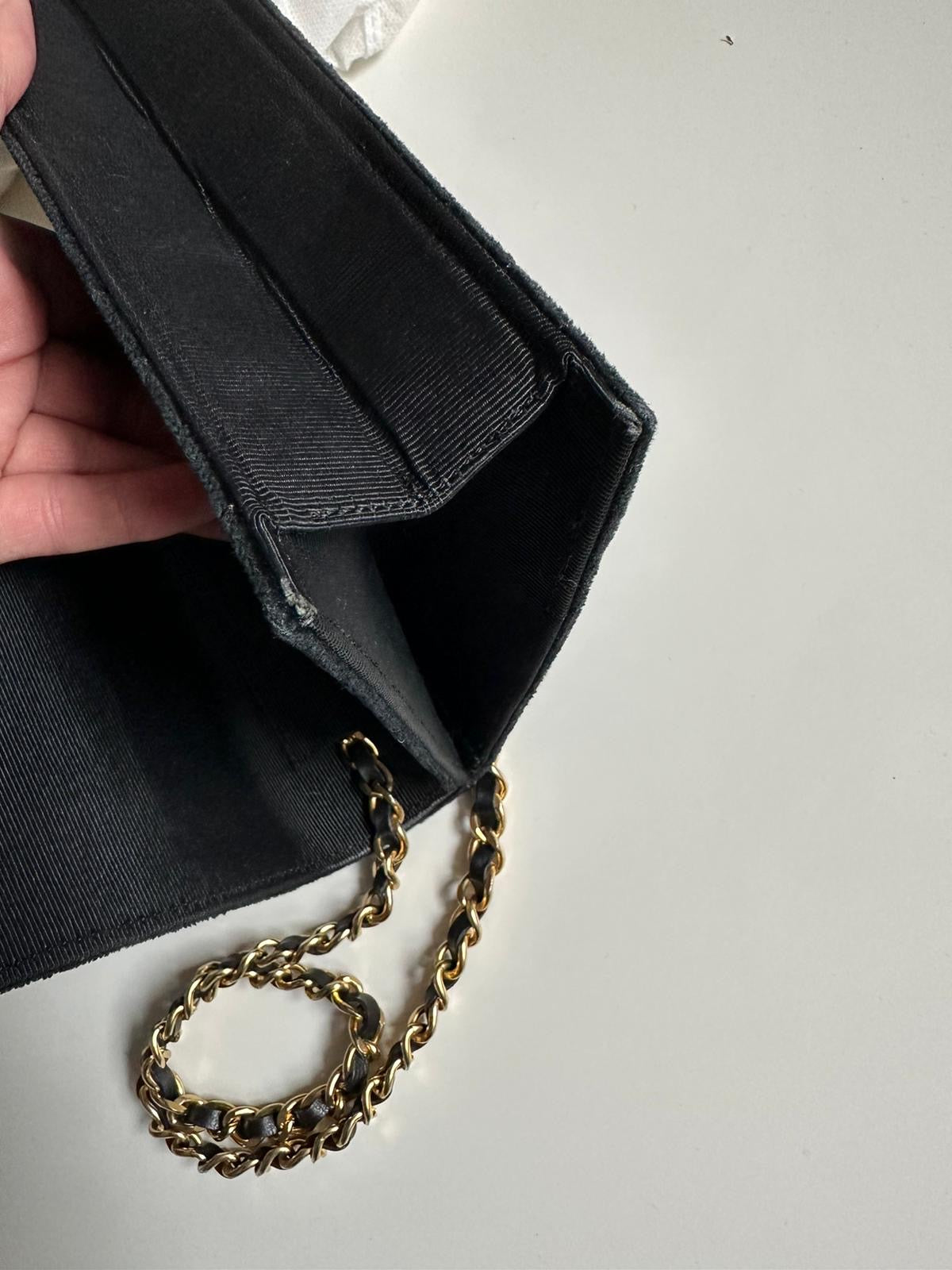 Vintage Chanel Velvet Bag