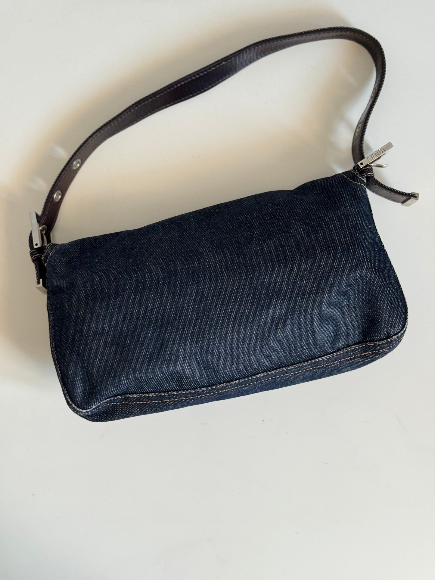 Vintage Fendi Baguette in Denim