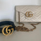 Gucci Marmont panna.