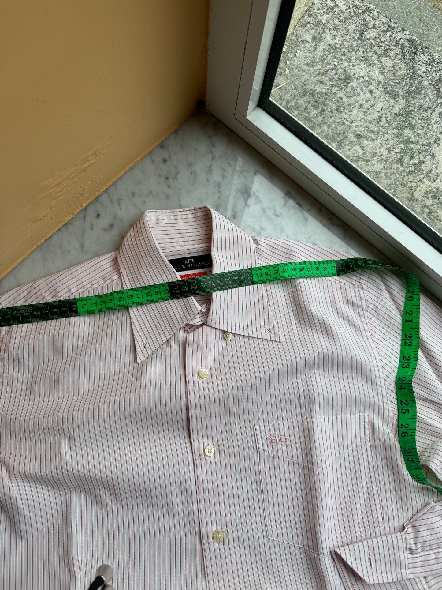 Camicia Balenciaga con Logo taschino