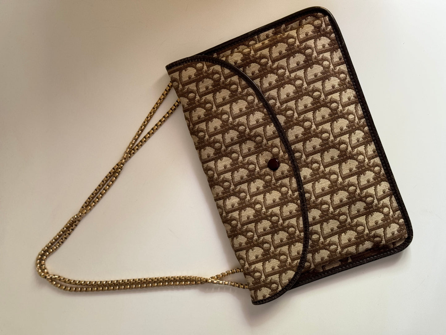 Vintage Monogram Dior Maxi Pochette