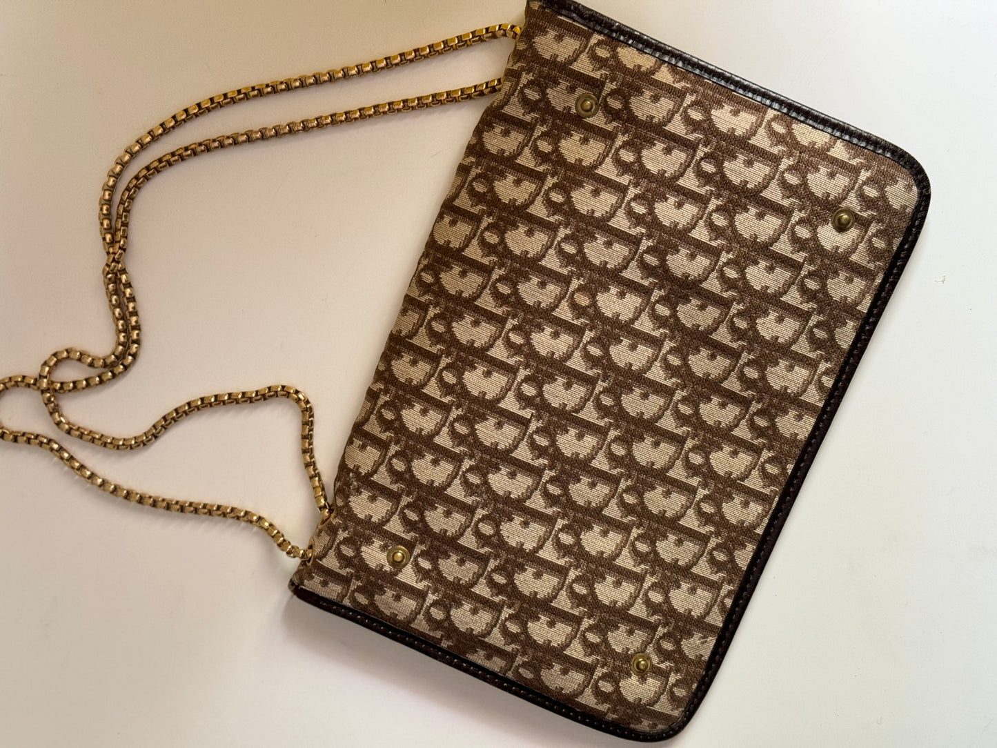 Vintage Monogram Dior Maxi Pochette