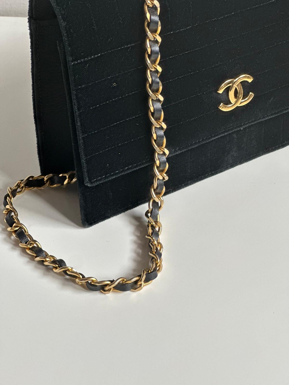 Vintage Chanel Velvet Bag