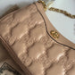 Gucci baguette rosa monogram