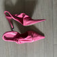 Bottega Veneta Asymmetric Sling Back pink