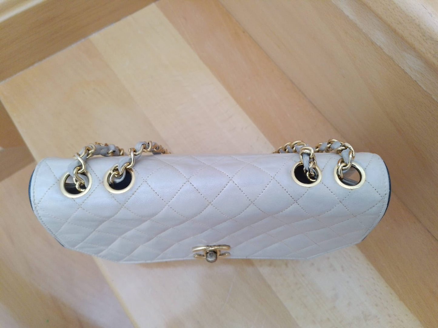 Chanel vintage Beige e blu