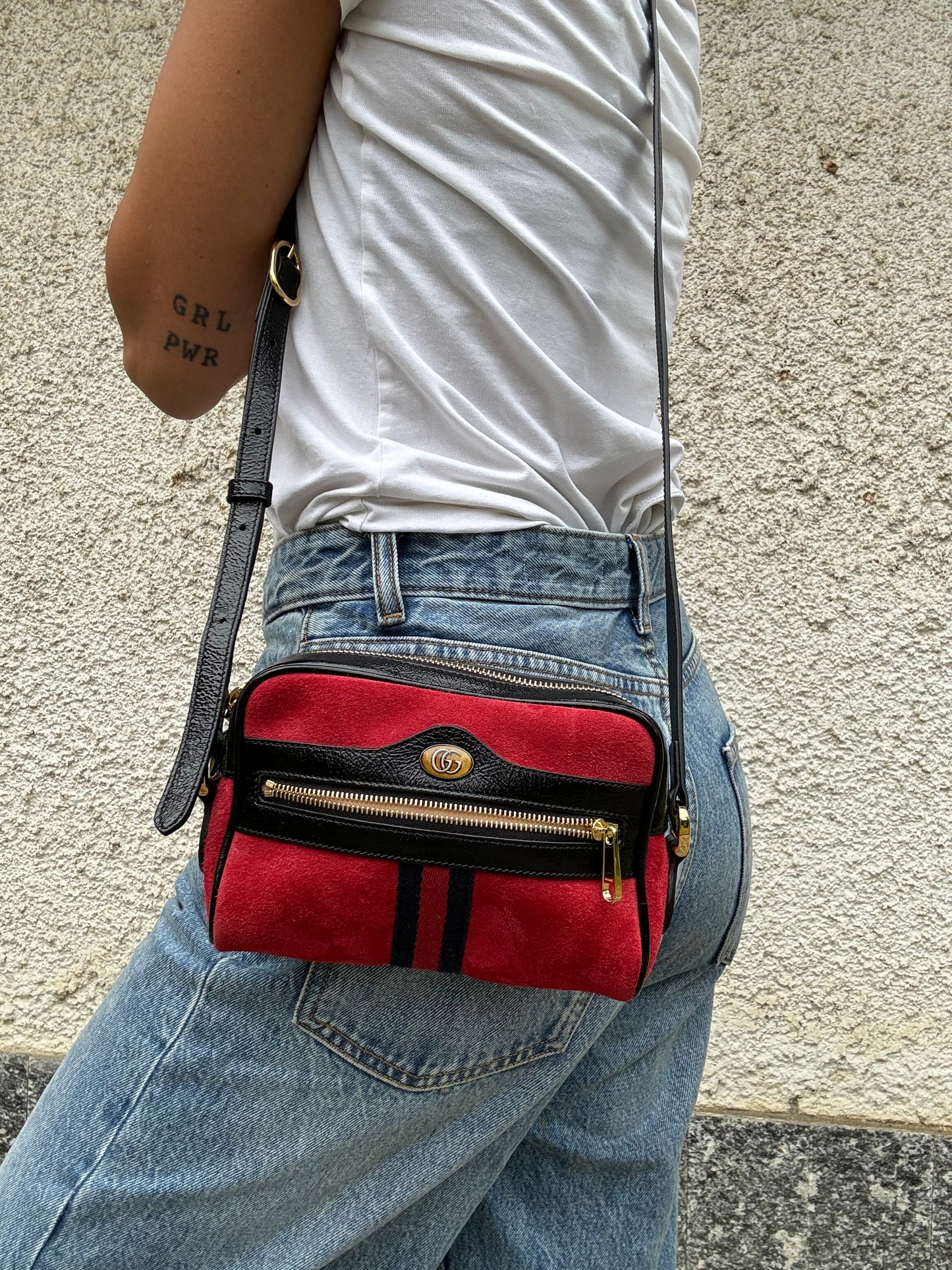 Gucci vintage camera bag