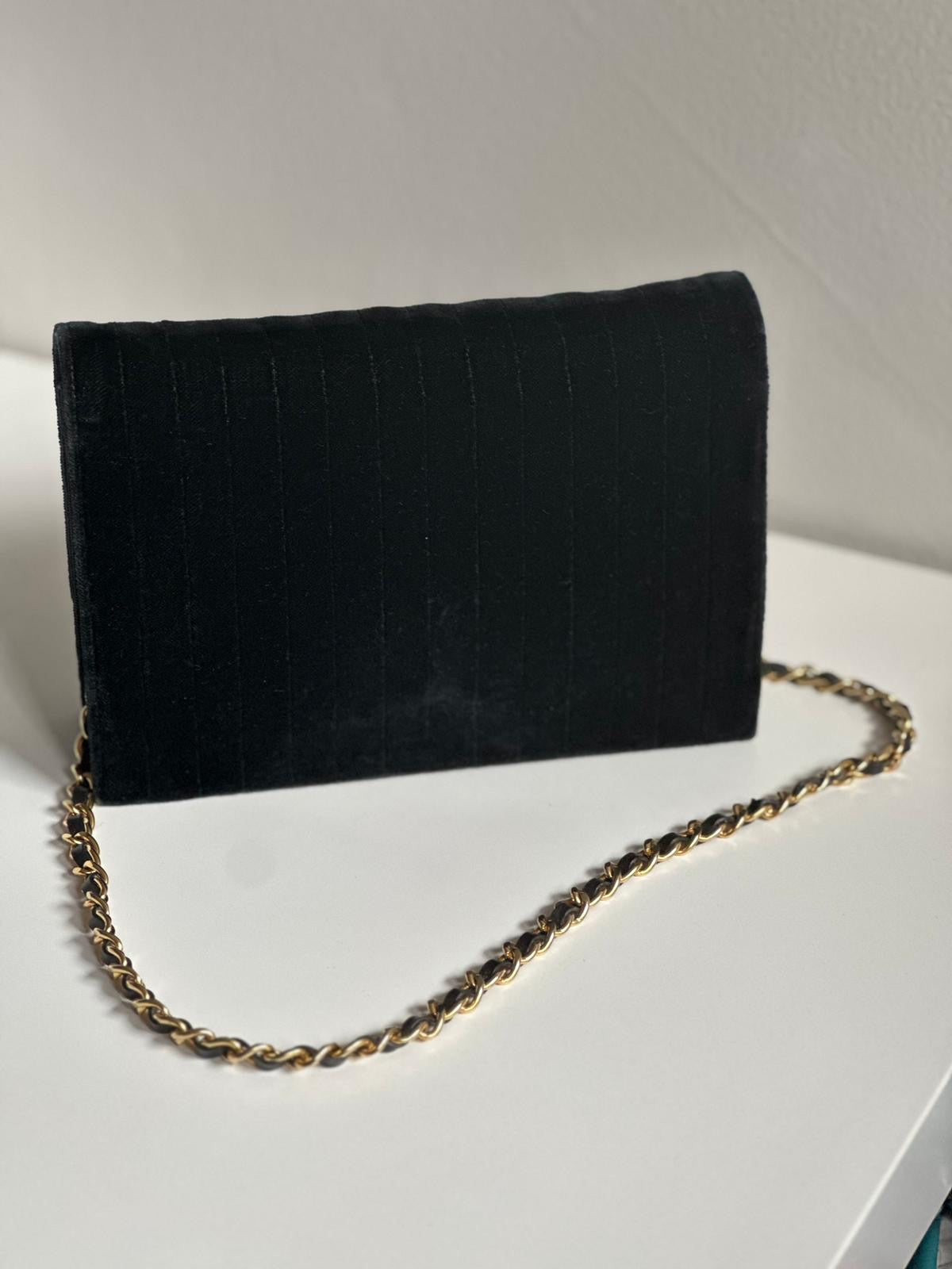 Vintage Chanel Velvet Bag