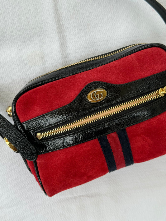 Gucci vintage camera bag