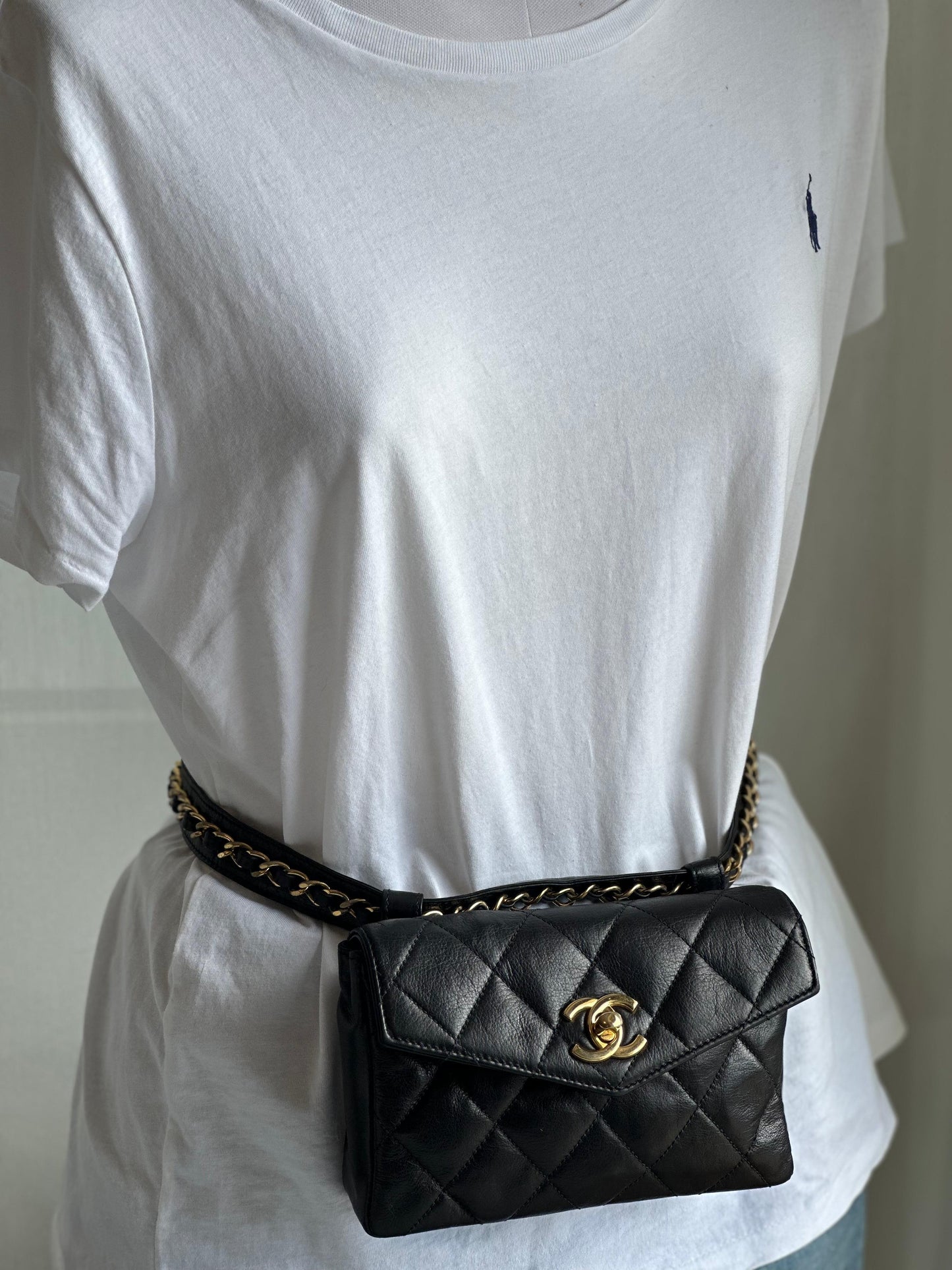 Vintage Beg on Belt Chanel