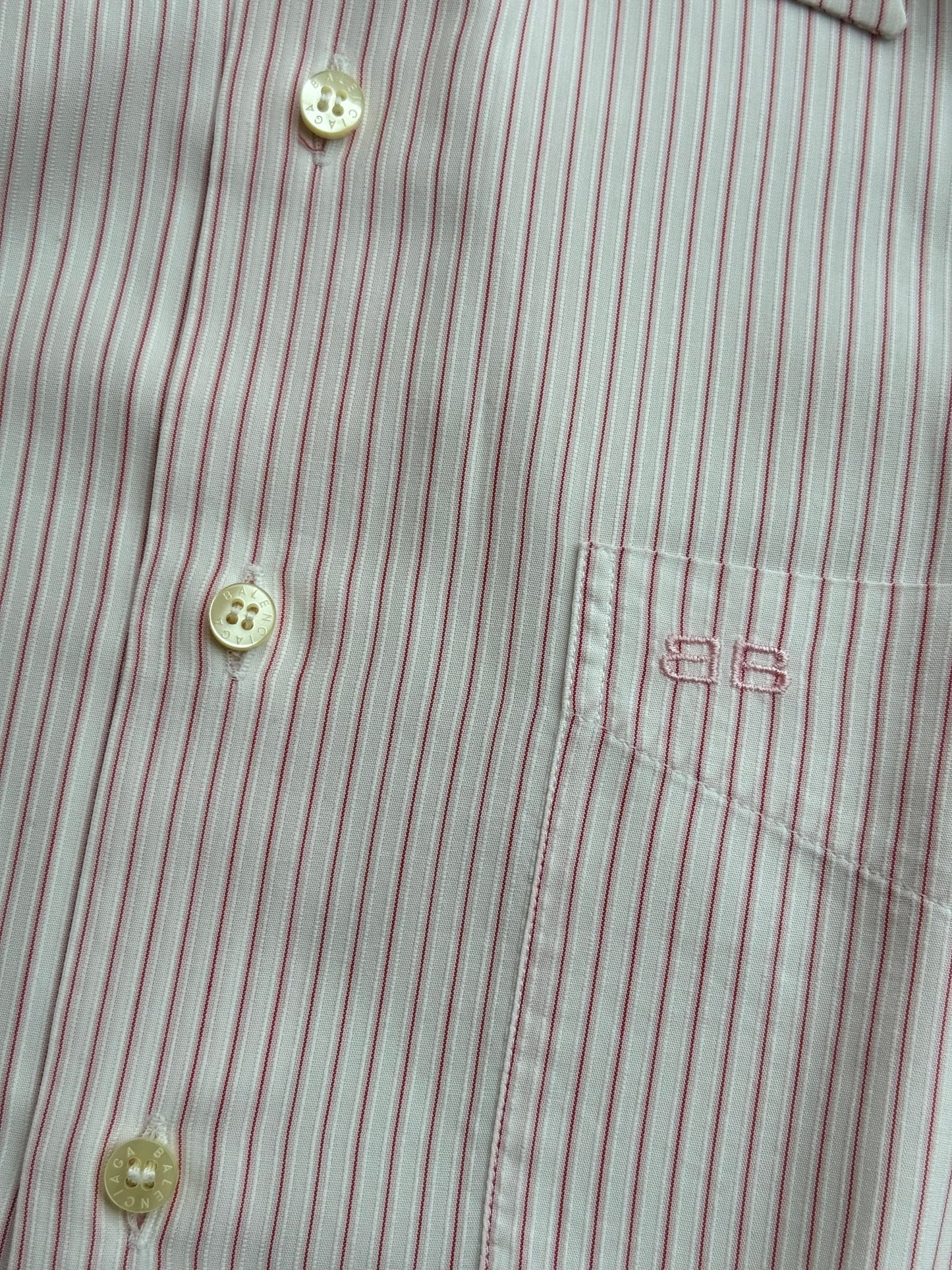 Camicia Balenciaga con Logo taschino