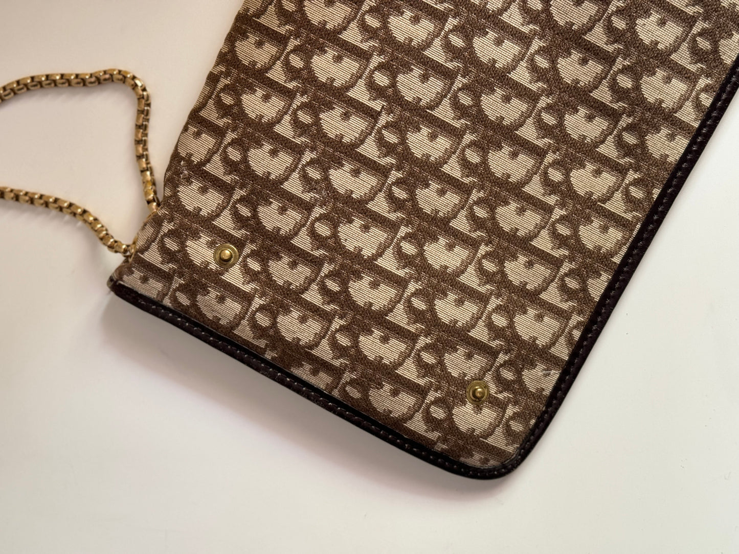 Vintage Monogram Dior Maxi Pochette