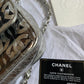 Chanel argento classic Flap cc laser cut metallic