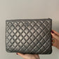 Pochette Chanel argento