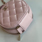 Chanel Pink Small Round bag