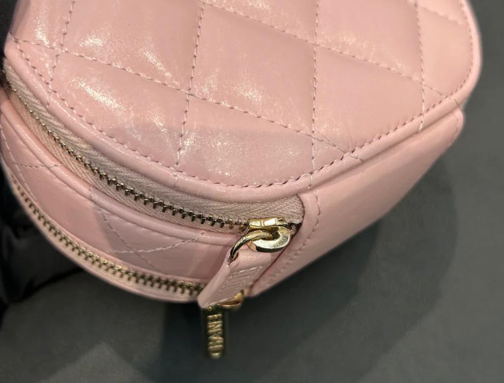 Chanel Pink Small Round bag