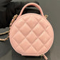 Chanel Pink Small Round bag