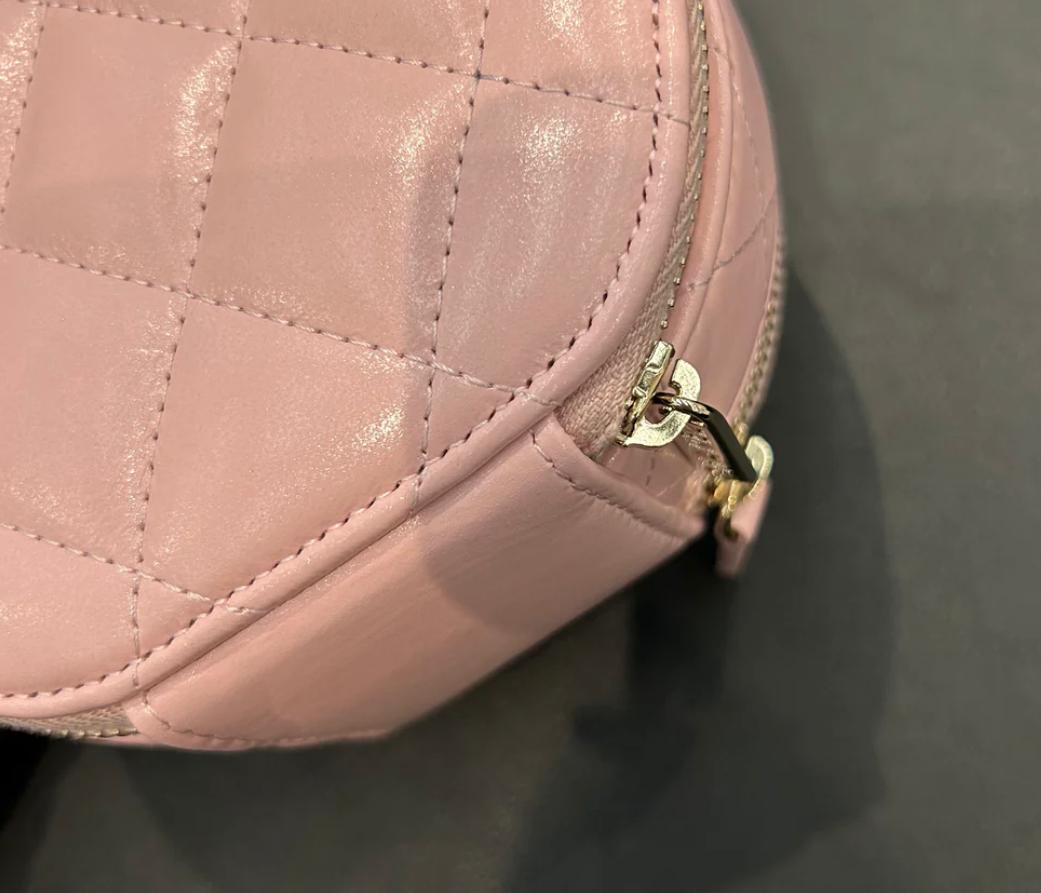 Chanel Pink Small Round bag