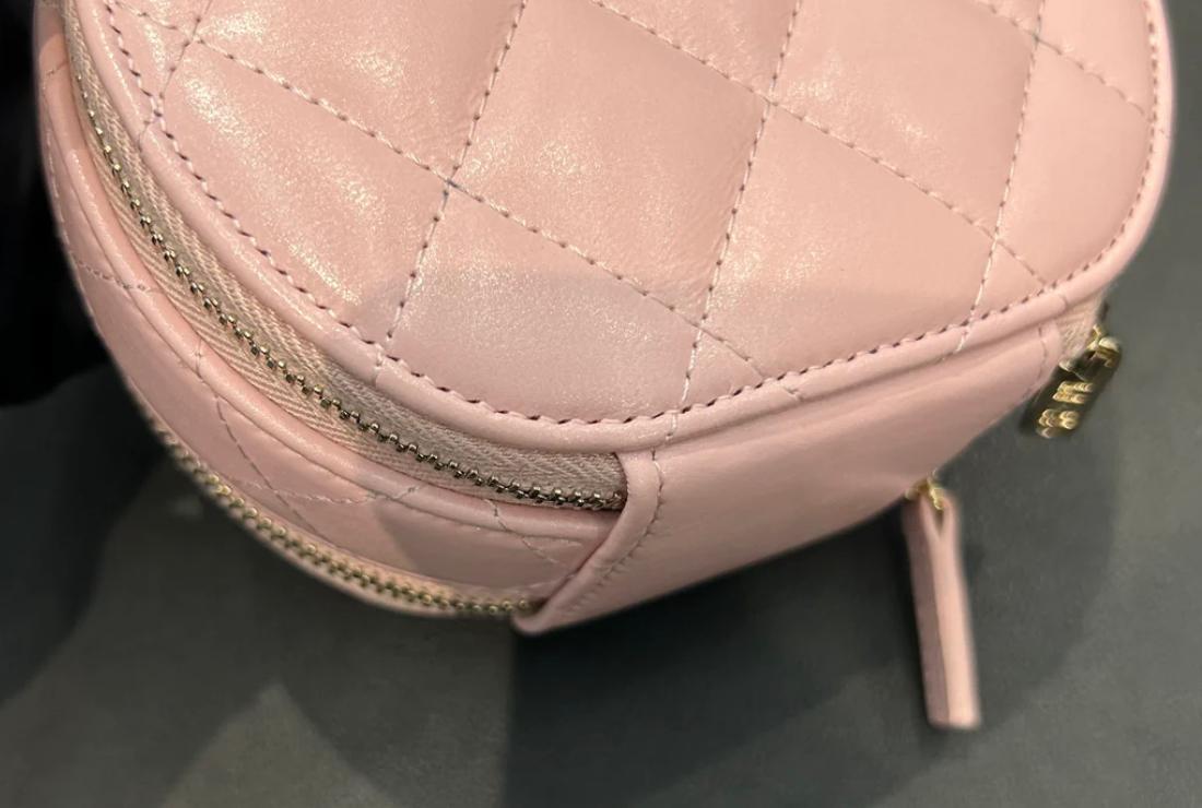 Chanel Pink Small Round bag