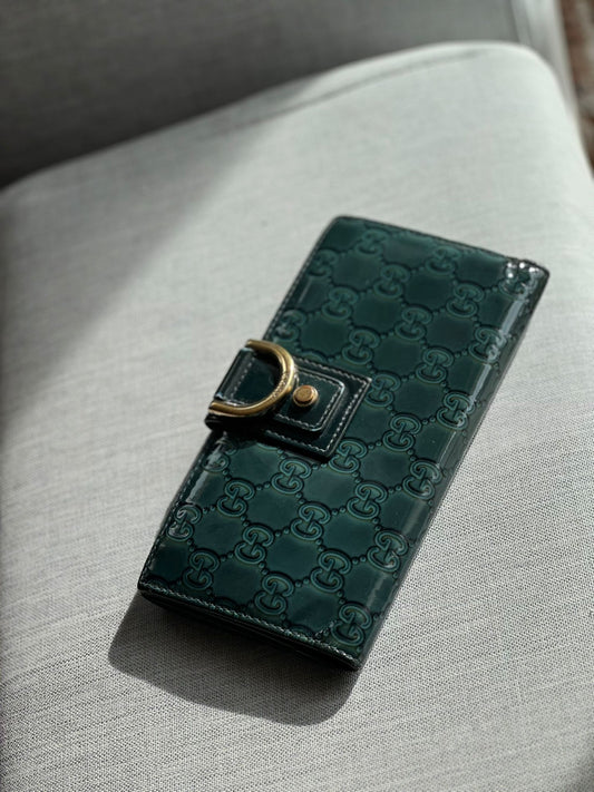 Gucci Guccissima D-Ring Wallet